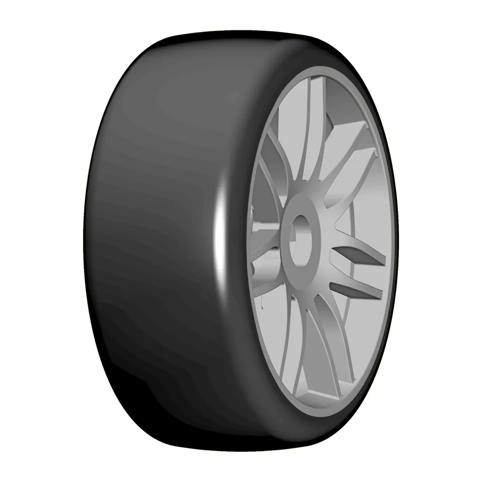 GRP 1:8 GT GTK02-R1 pneus RC slick pluie paire