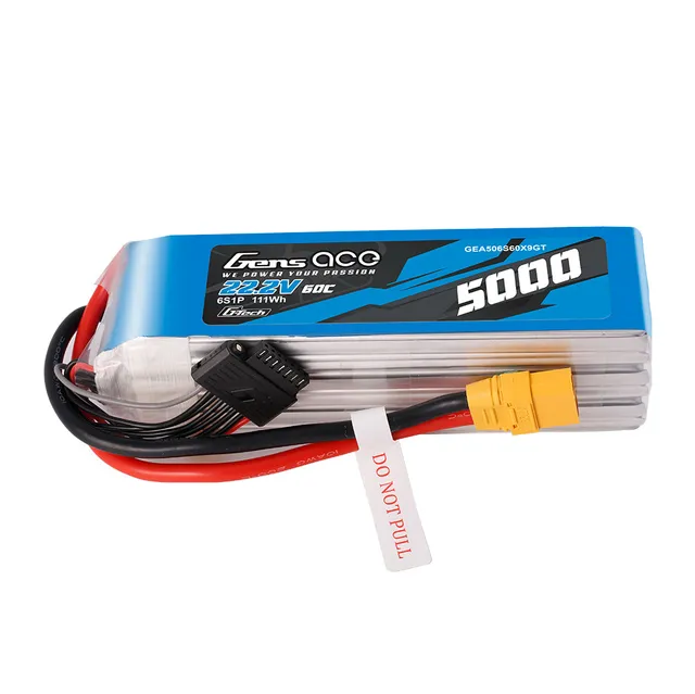 Gens Ace Air Classic 5000mAh 6S 60C batterie LiPo 22,2V XT90