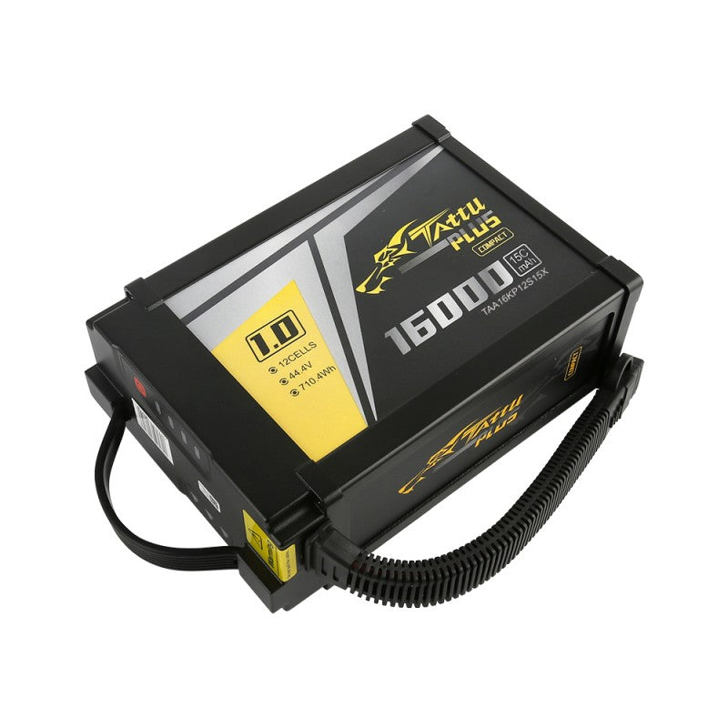 Tattu Plus 1.0 16000mAh 12S batterie LiPo XT90-S 44.4V