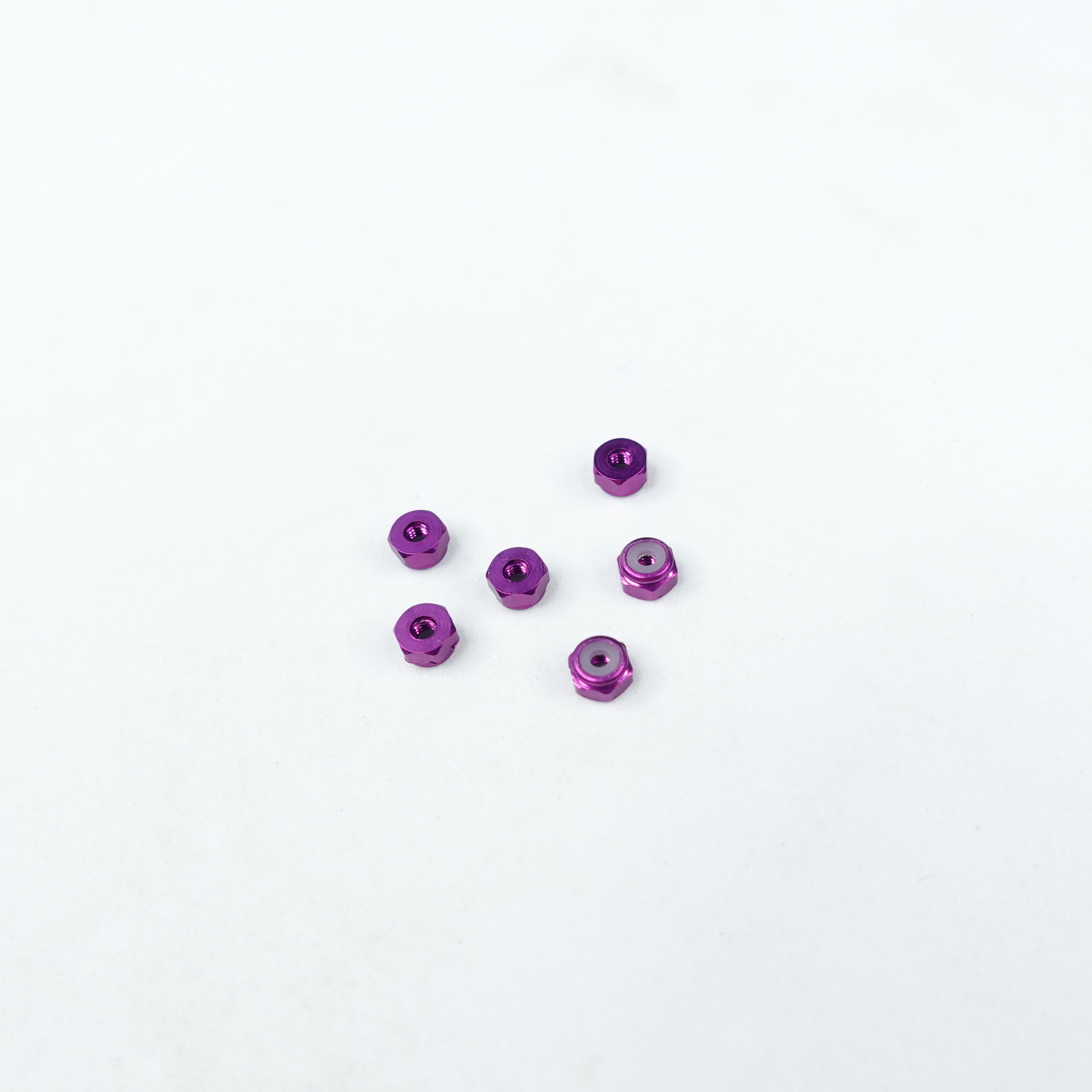 3Racing Parts 3RAC-N20/V2 écrou alu 2mm x6 noir