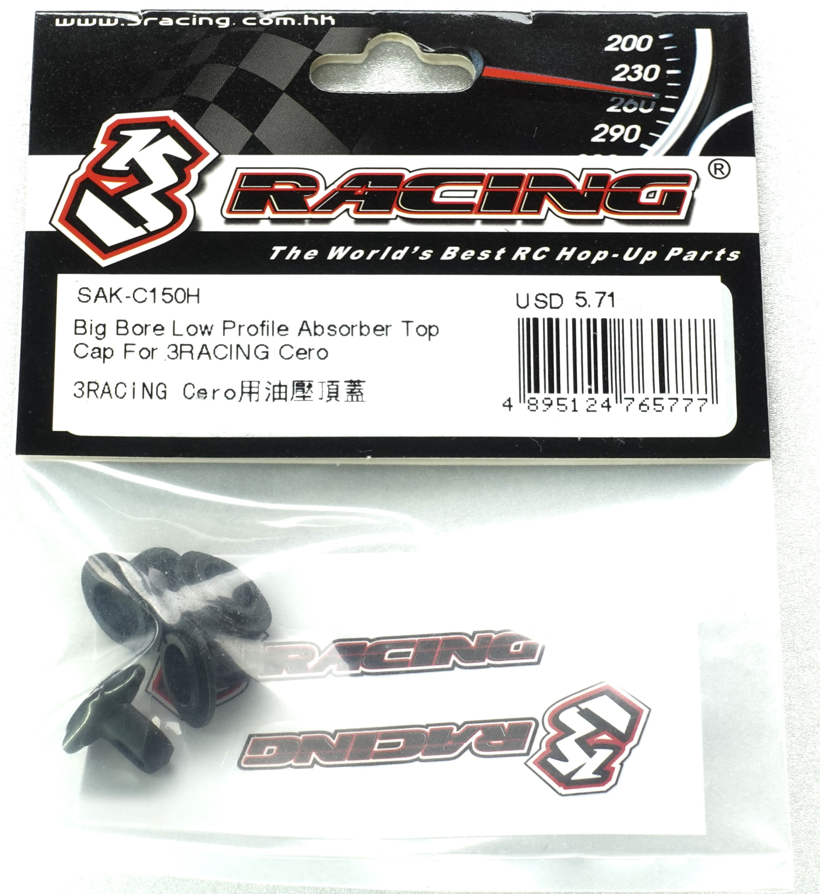 3Racing Cero SAK-C150H bouchons amortisseurs Big Bore