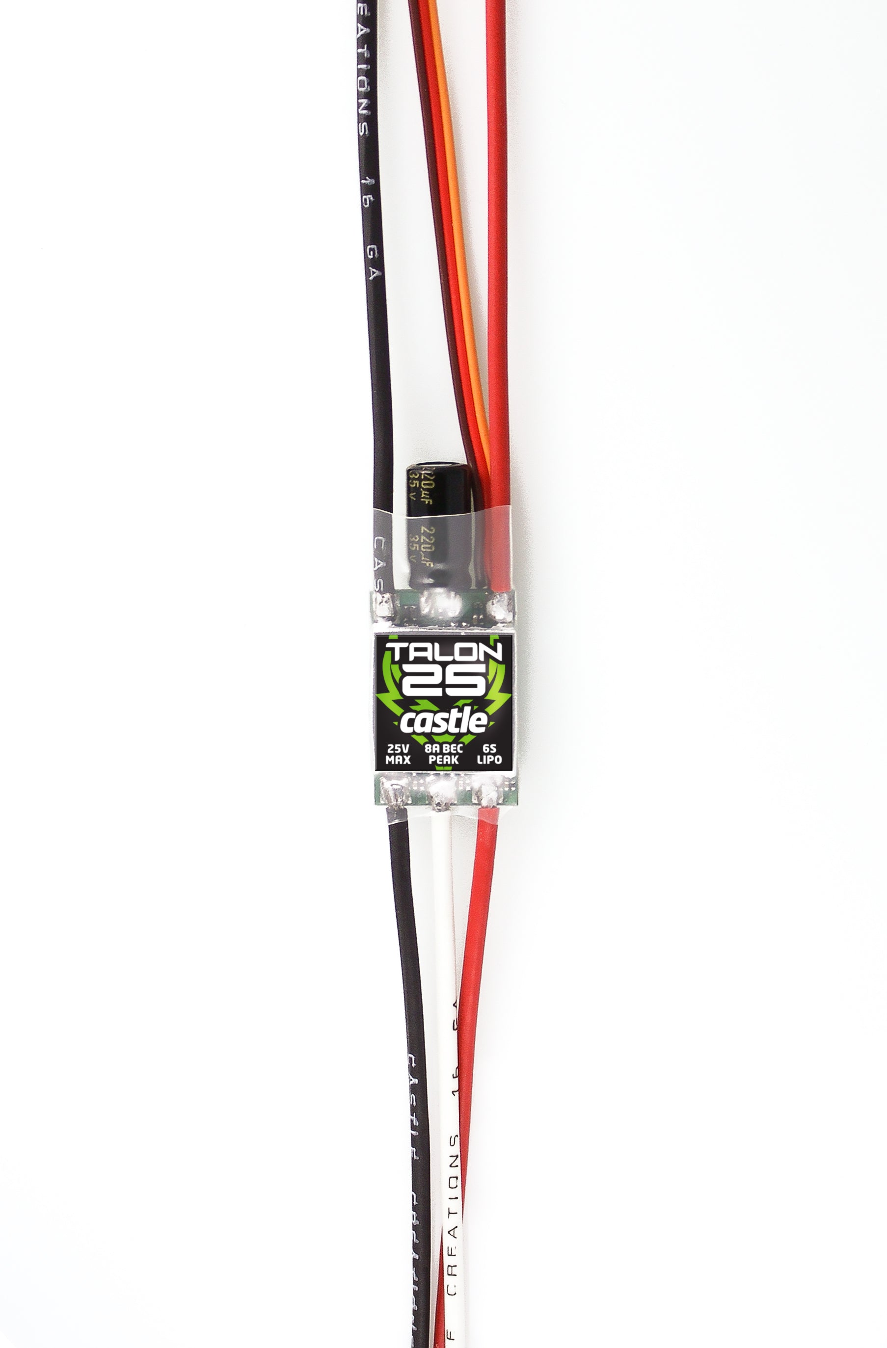 Castle Talon 25 variateur avion 25A 6S BEC HD