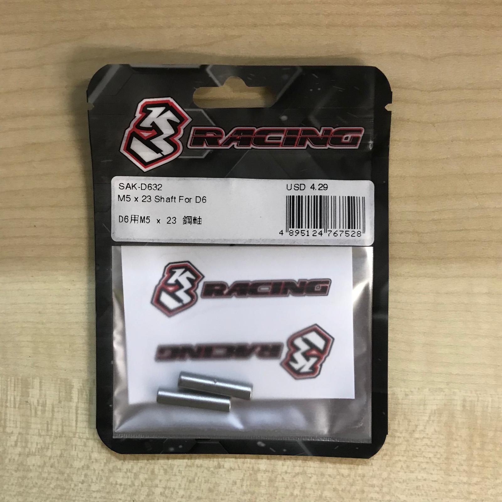 3Racing Sakura SAK-D632 axe M5x23 pour D6