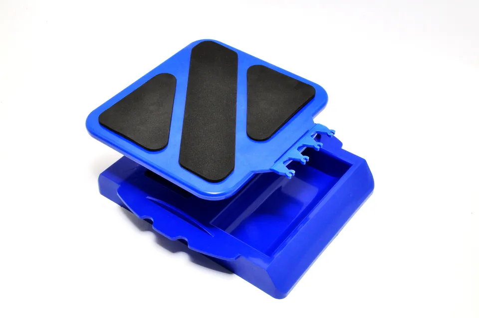 Hobao 84126BU stand voiture RC bleu matériel piste
