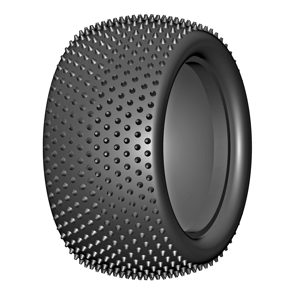 GRP Accessori GN30C pneus buggy 1/10 4WD arrière gomme C paire