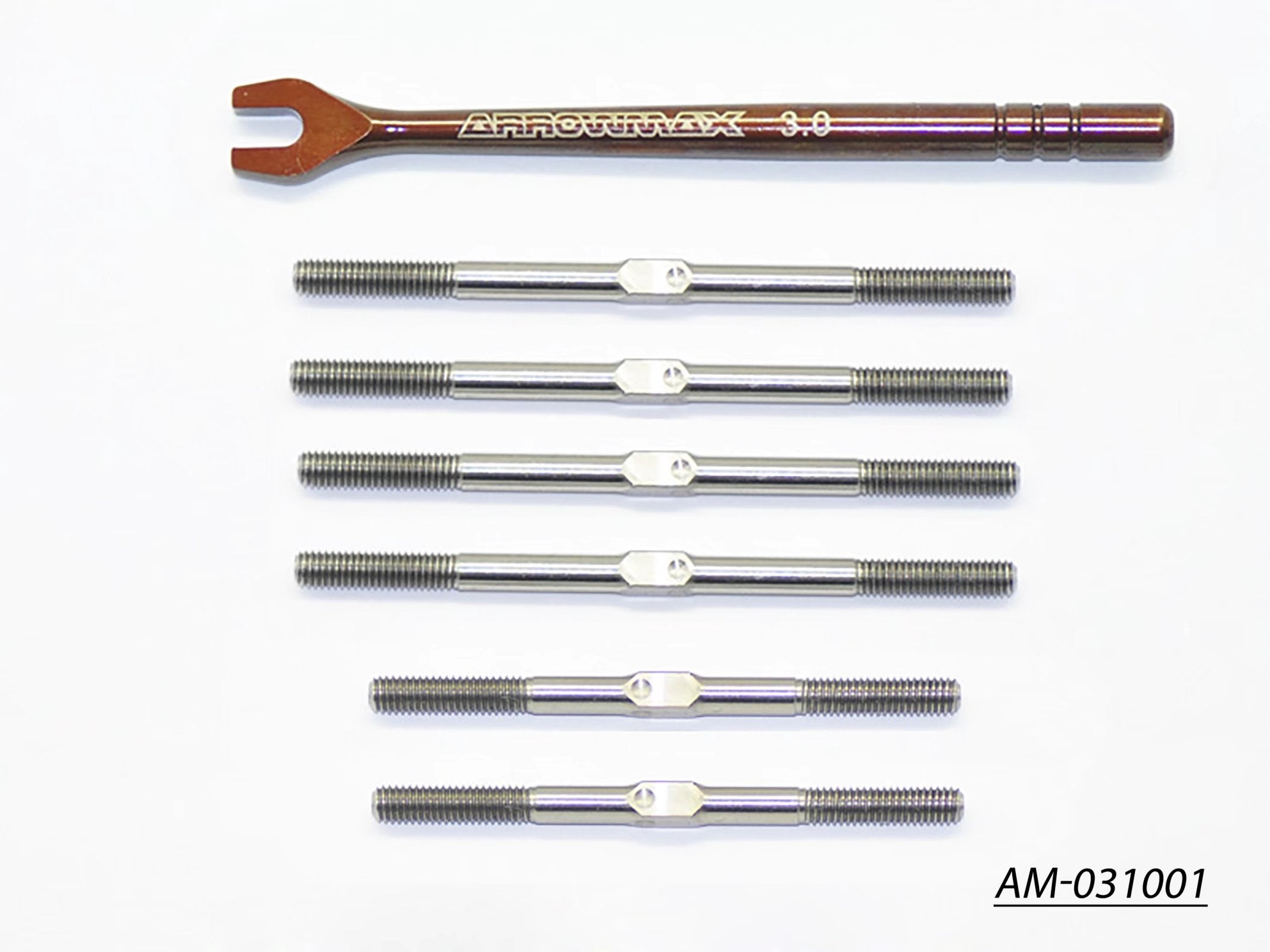 Arrowmax Turnbuckle AM-031001 kit Yokomo B-MAX2 titane