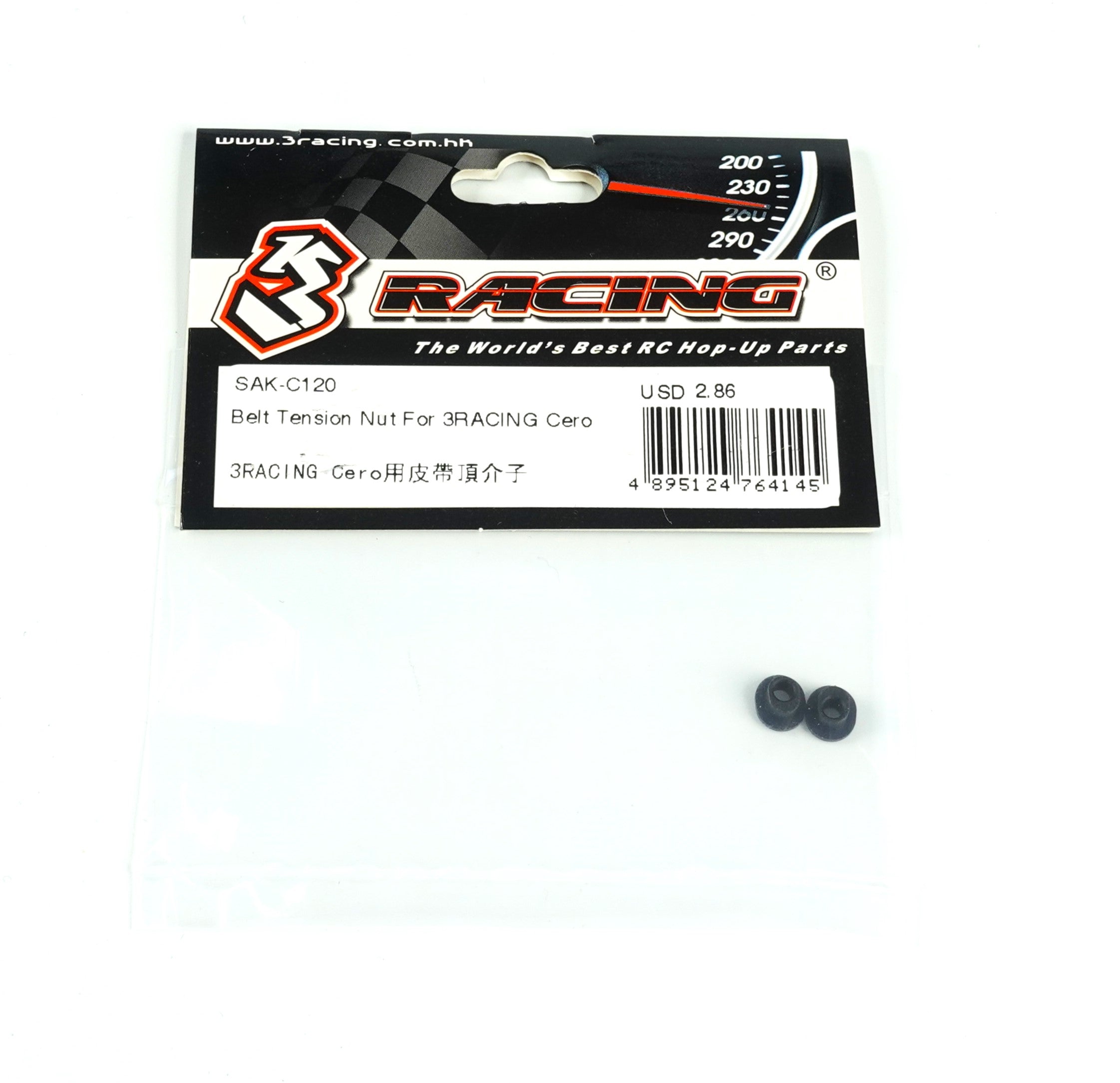 3Racing Cero SAK-C120 écrou tension courroie Cero 2.0