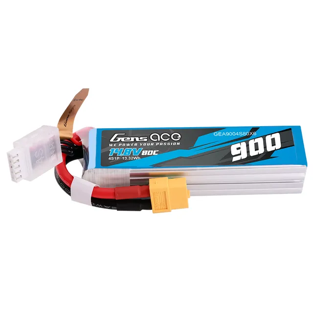 Gens Ace Car Classic 900mAh 4S batterie LiPo XT60 80C