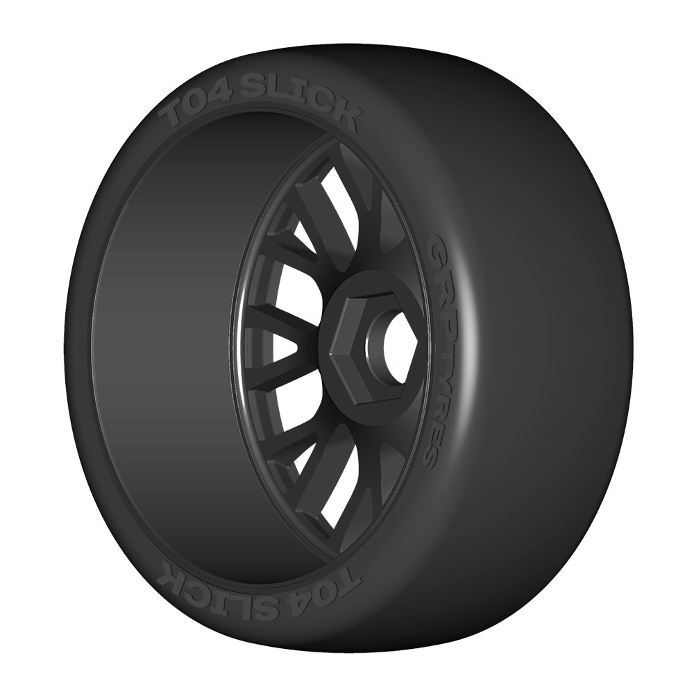 GRP 1:8 GT GTX04-XB1 pneus slick XB1 paire grip très bas