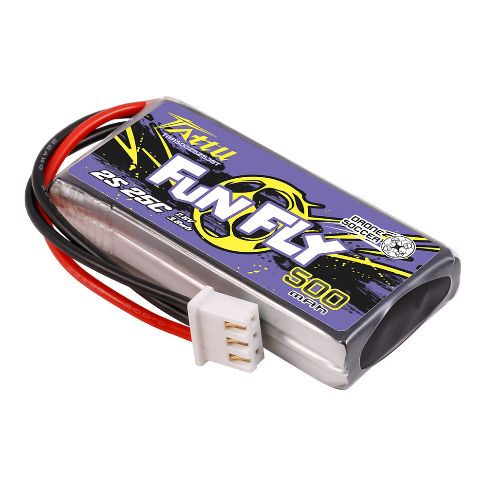 Tattu FunFly 500mAh 2S batterie LiPo HV JST 7,6V