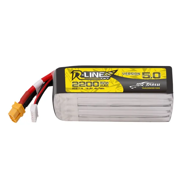 Tattu R-Line 2200mAh 5S 150C 18.5V batterie LiPo XT60U-F