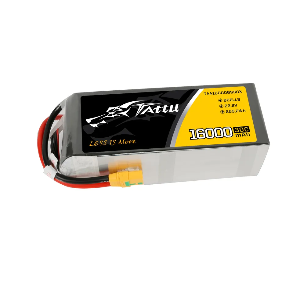 Tattu UAV Classic 16000mAh 6S batterie drone 30C XT90