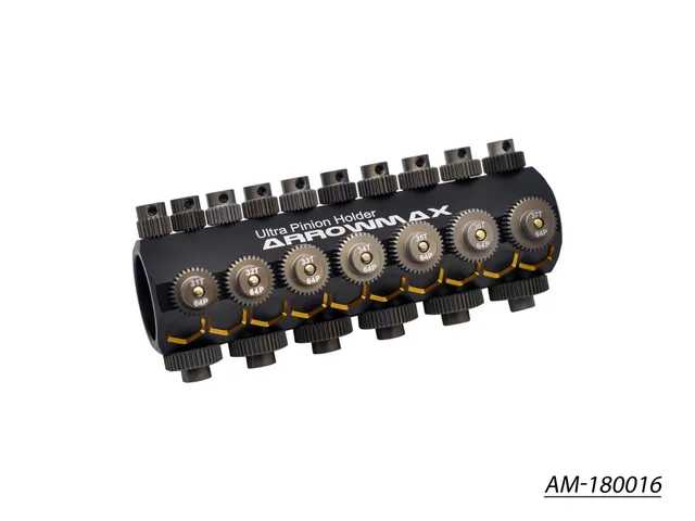 Arrowmax AM-180016 Set 28 Pignons Alu 64DP 21T-48T + Caddy