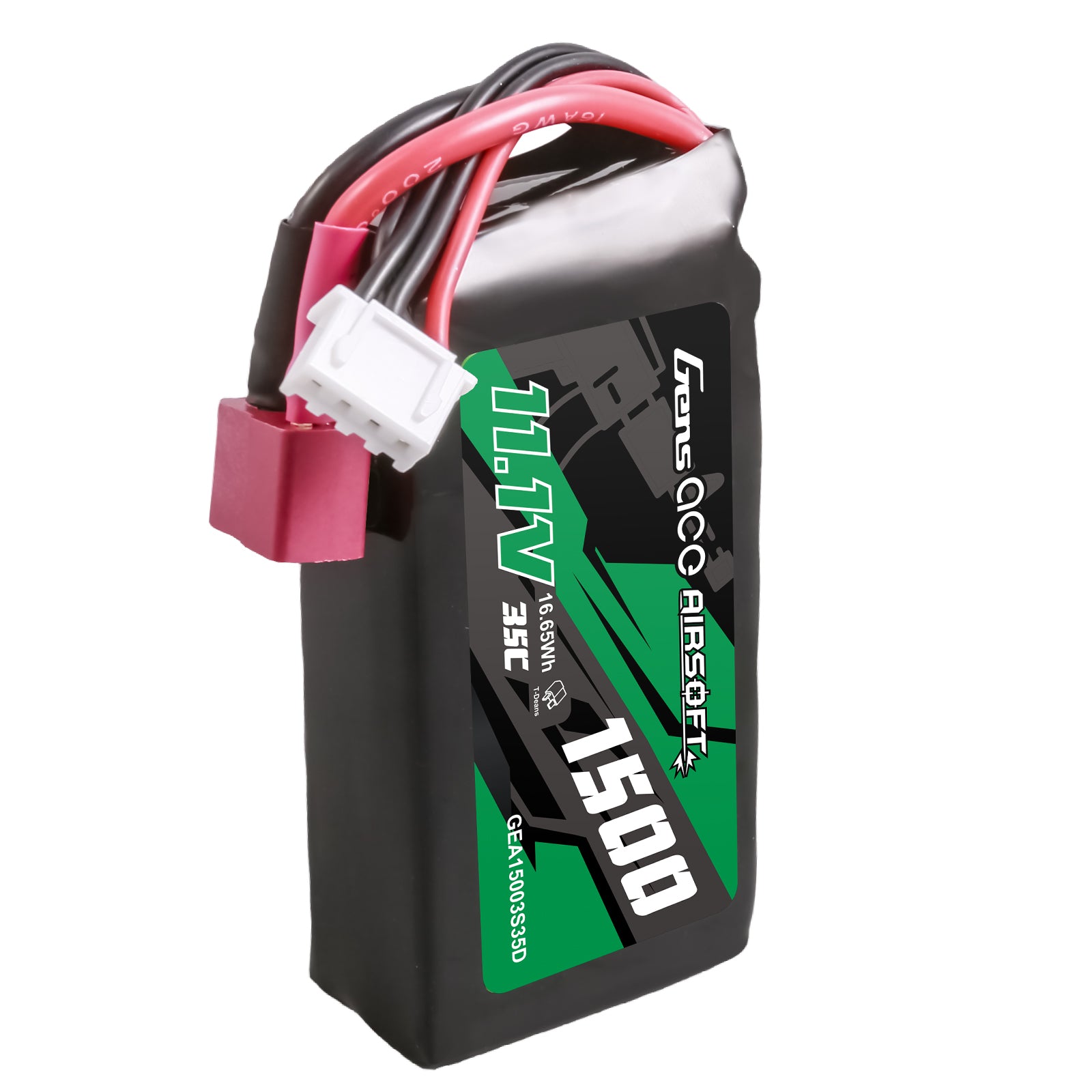 Gens Ace Airsoft 1500mAh 3S batterie airsoft 11.1V Deans
