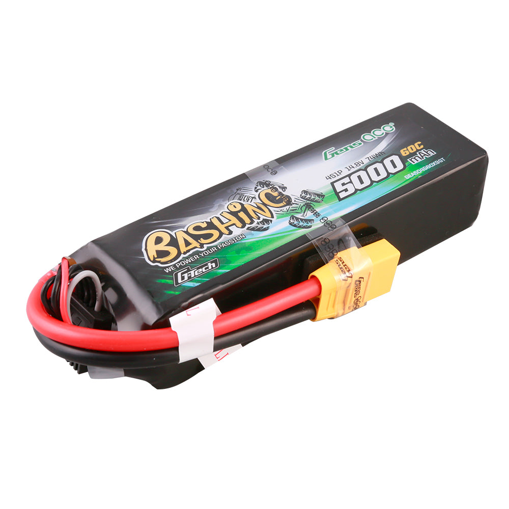 Gens Ace Bashing 5000mAh 4S batterie lipo 60C XT90