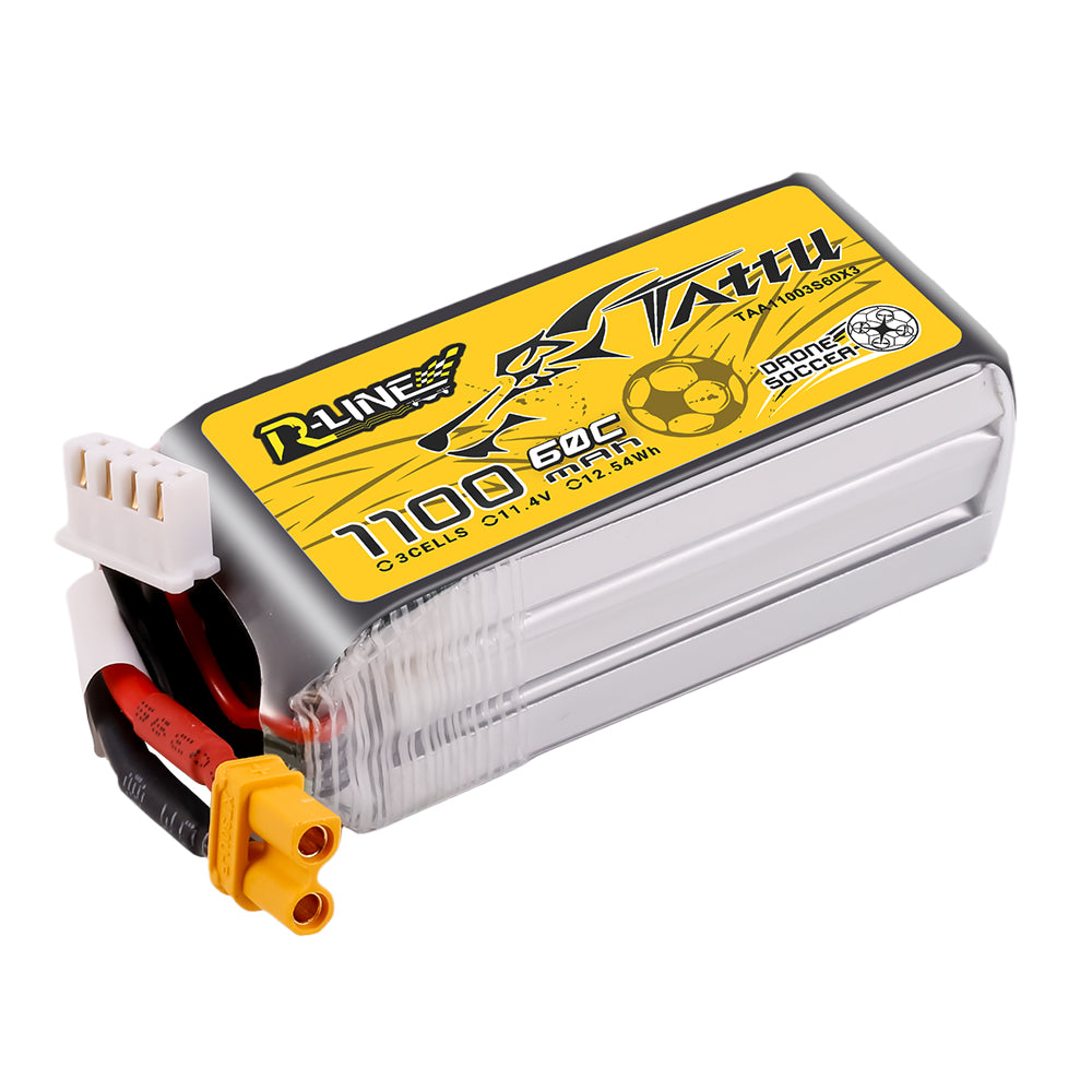 Tattu R-Line 1100mAh 3S HV 60C batterie LiPo XT30