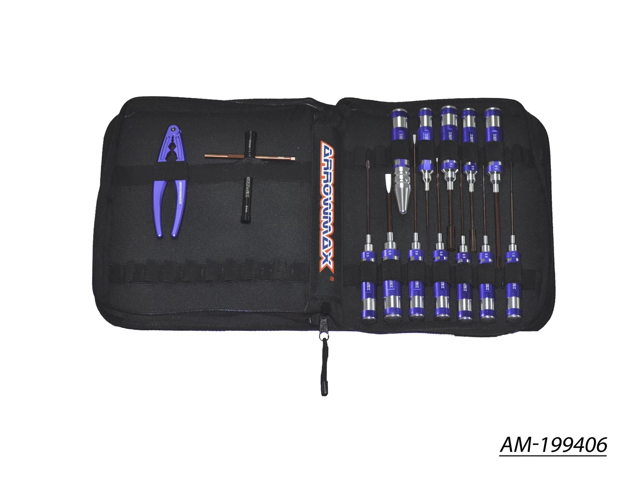Arrowmax Tools Set AM-199406 toolset 14 pièces + sac