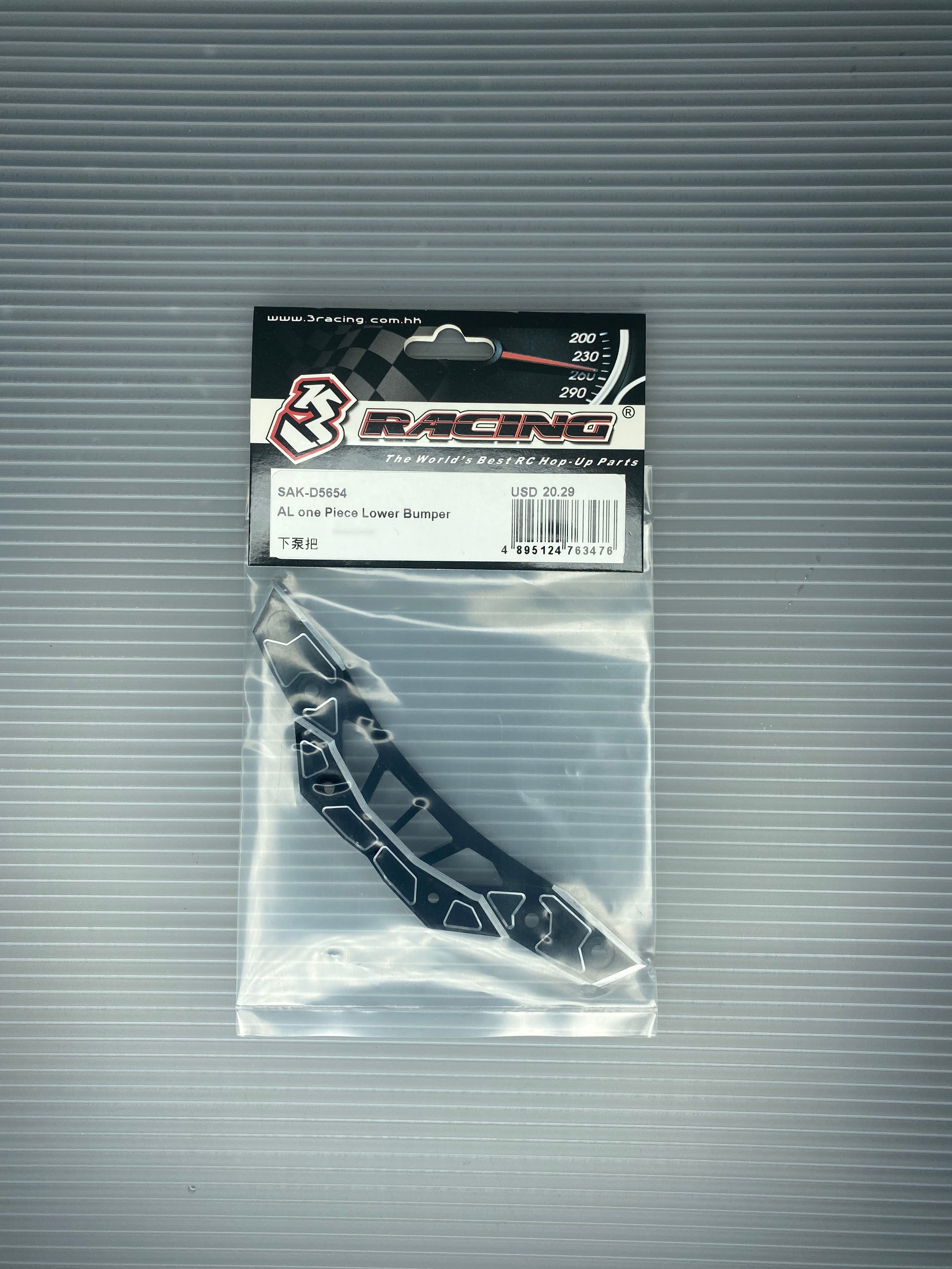 3RACING Sakura SAK-D5654 pare-choc inférieur alu D5