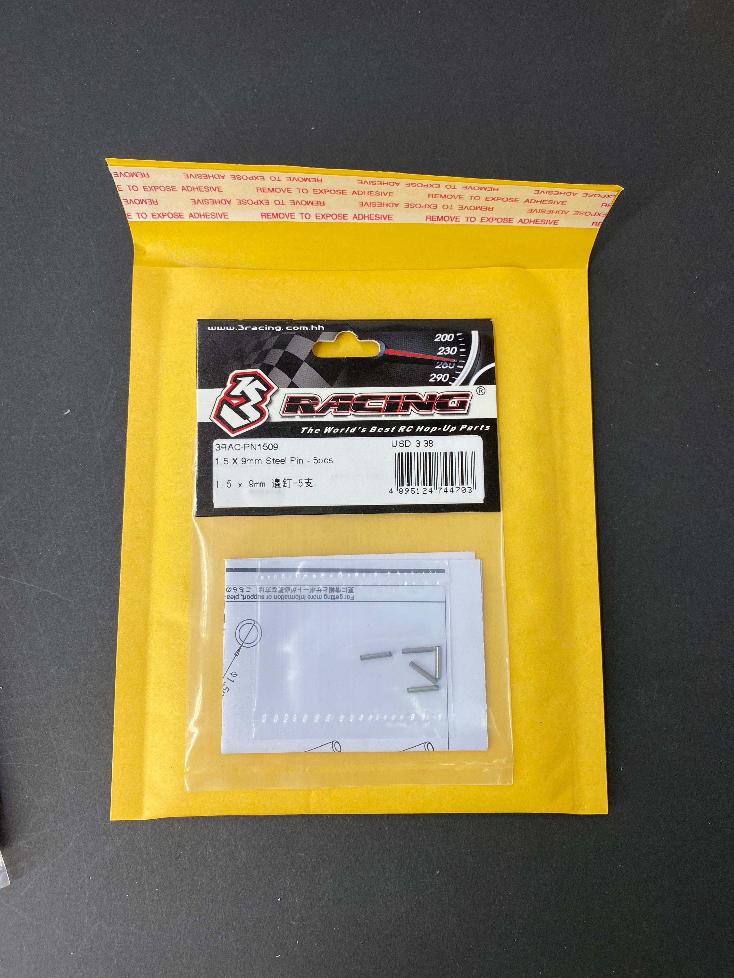 3Racing Parts goupille acier M1.5x7.3mm x5