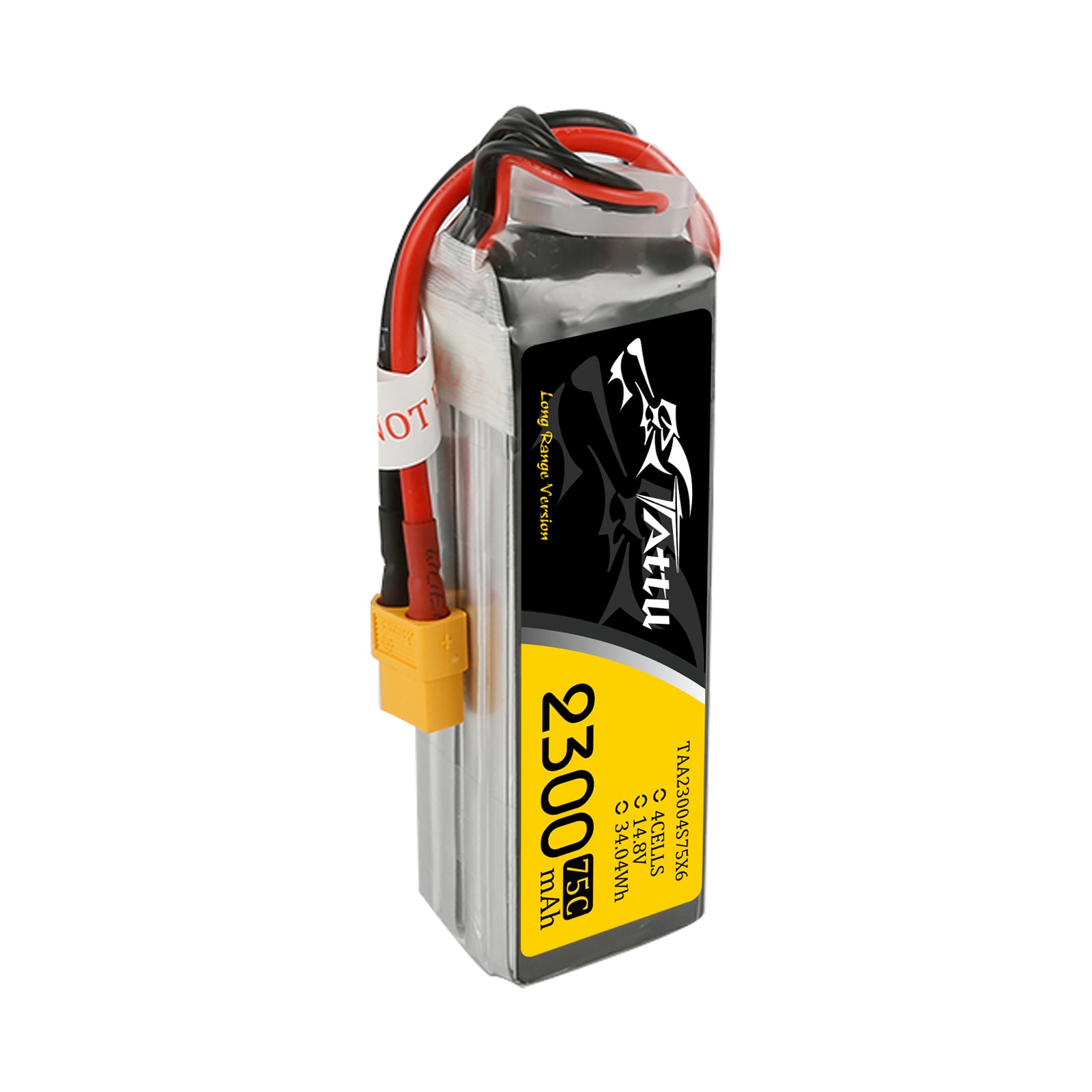 Gens Ace Tattu 2300mAh 4S 75C batterie LiPo XT60