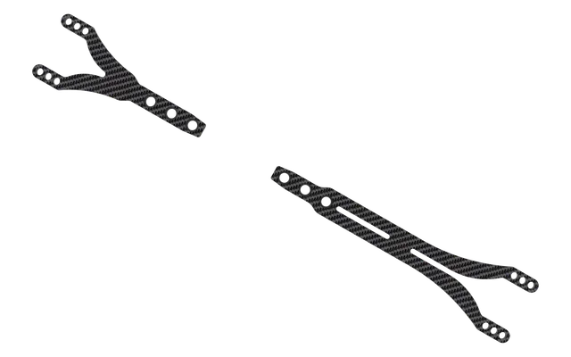 3Racing Cero SAK-C157A platine supérieure graphite FWD