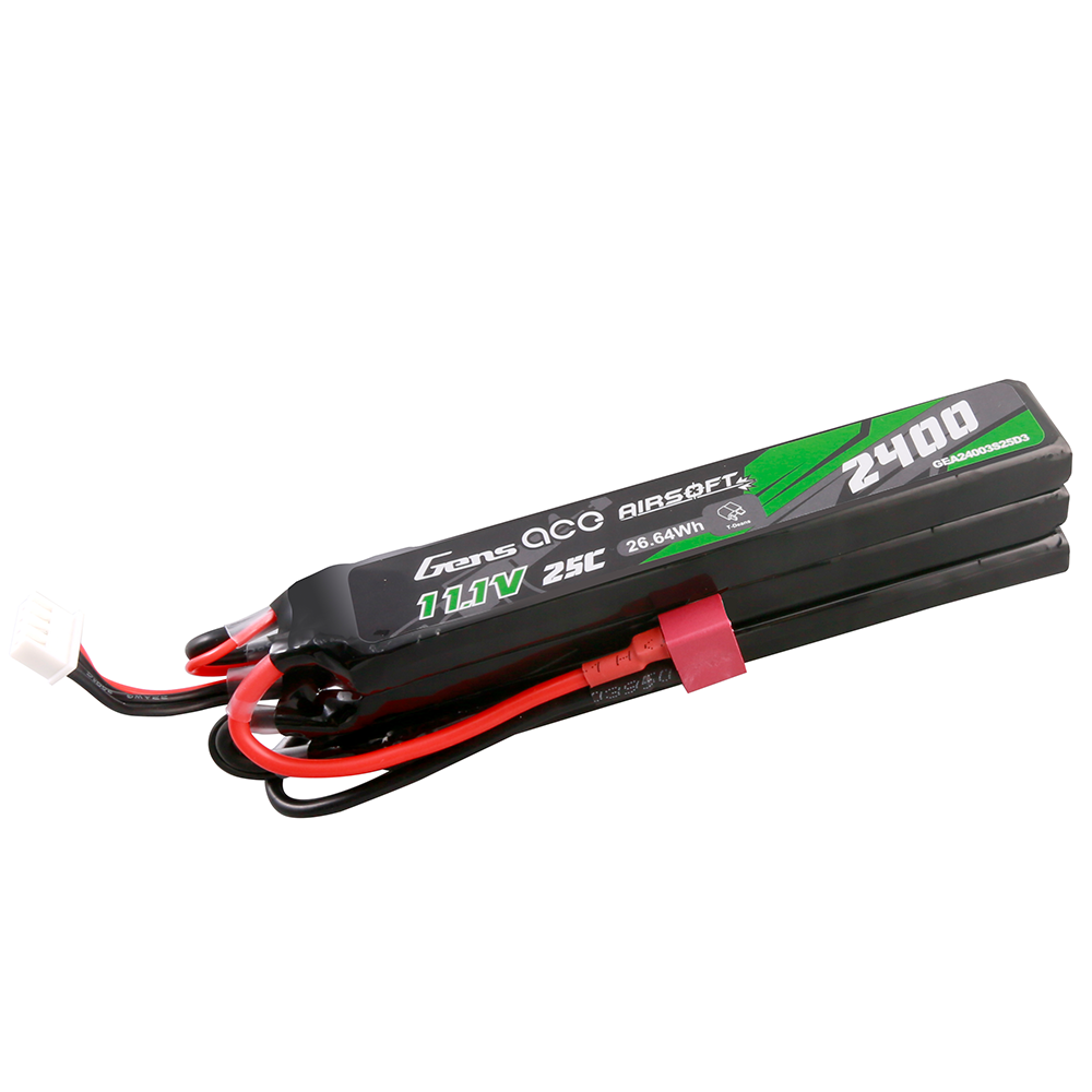 Gens ace 2400mAh 3S batterie airsoft 11,1V Deans