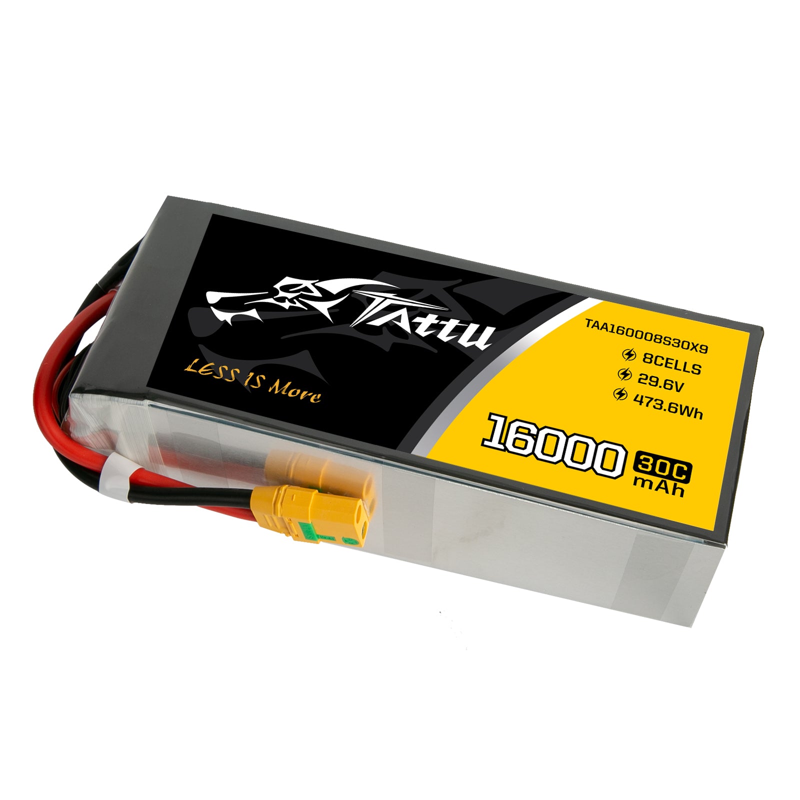 Tattu UAV Classic Batterie Lipo 8S 16000mAh 29.6V XT90-S