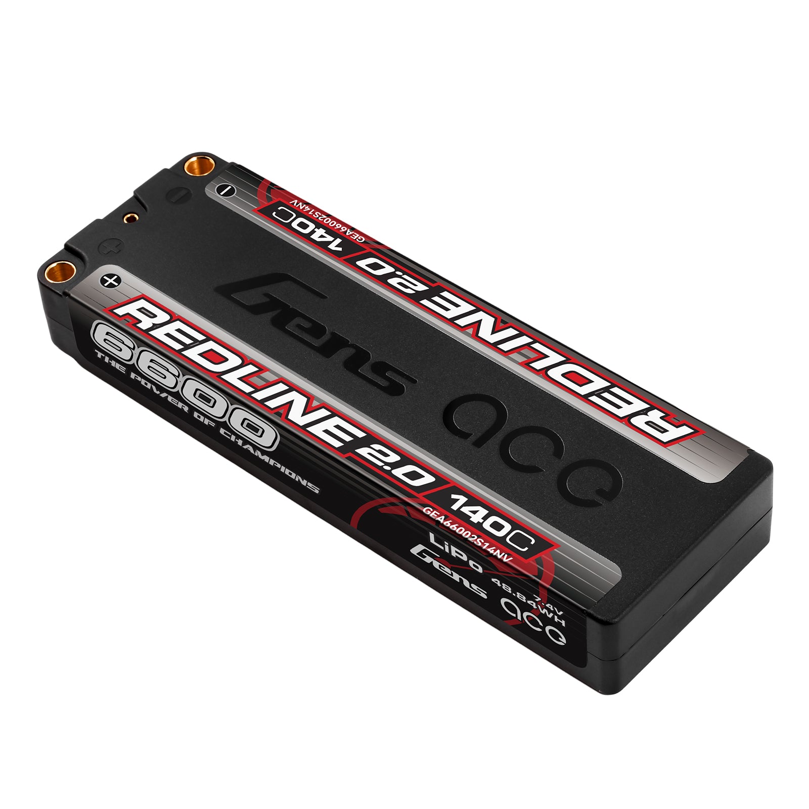 Gens ace Redline 2.0 6600mAh 2S batterie lipo piste 140C