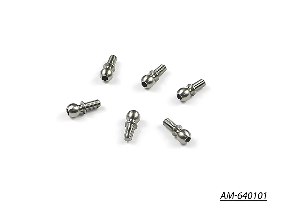 Arrowmax Screws Rotule Titane M3x6 AM-640101 x6