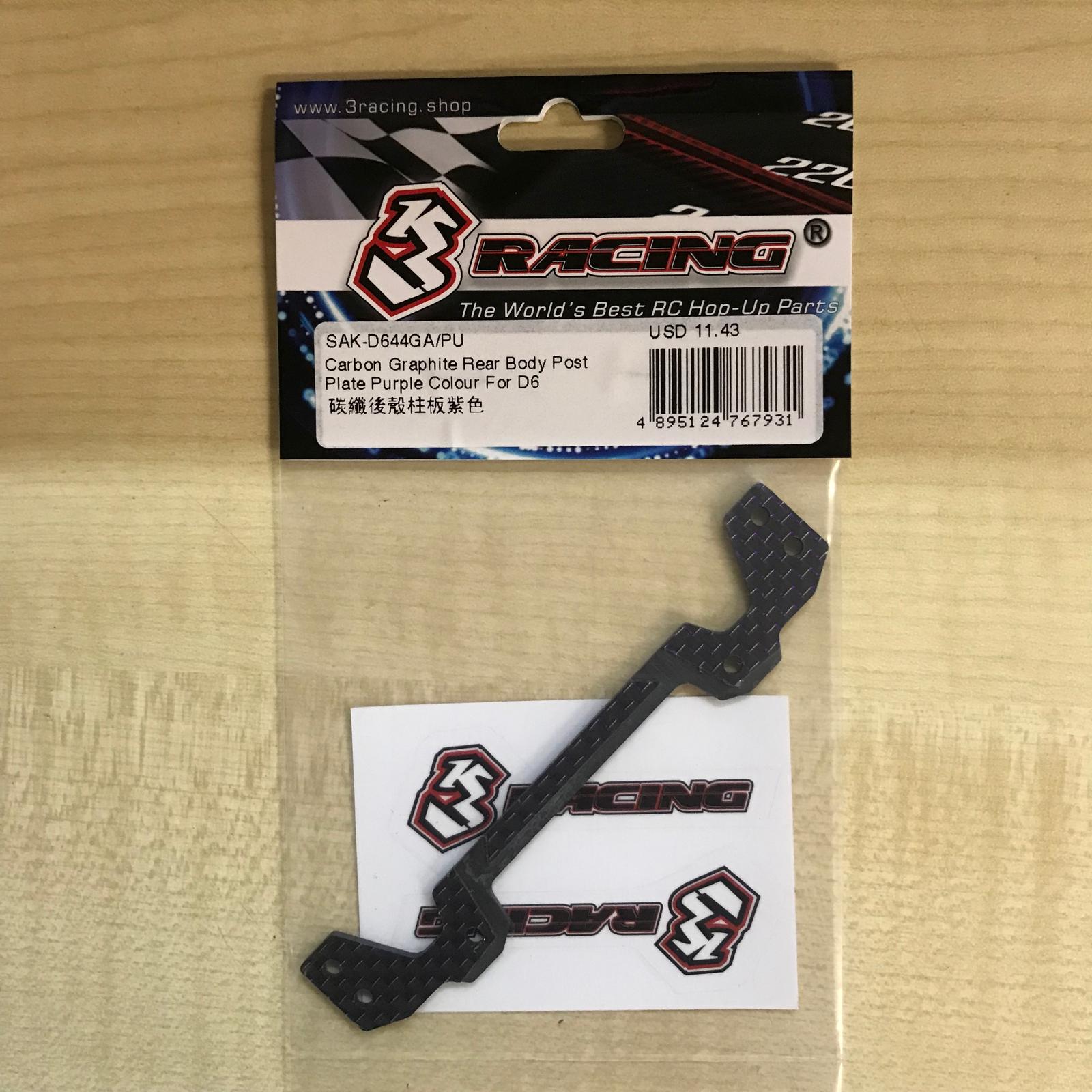 3Racing Sakura SAK-D644GA platine carrosserie carbone