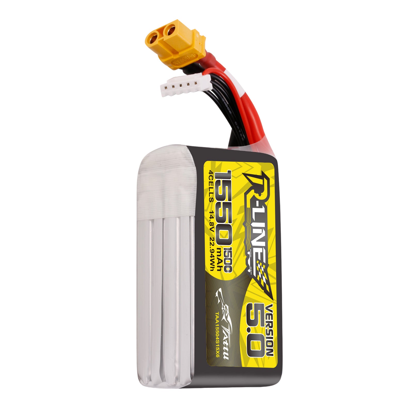 Tattu R-Line 1550mAh 4S 150C batterie LiPo XT60 14,8V
