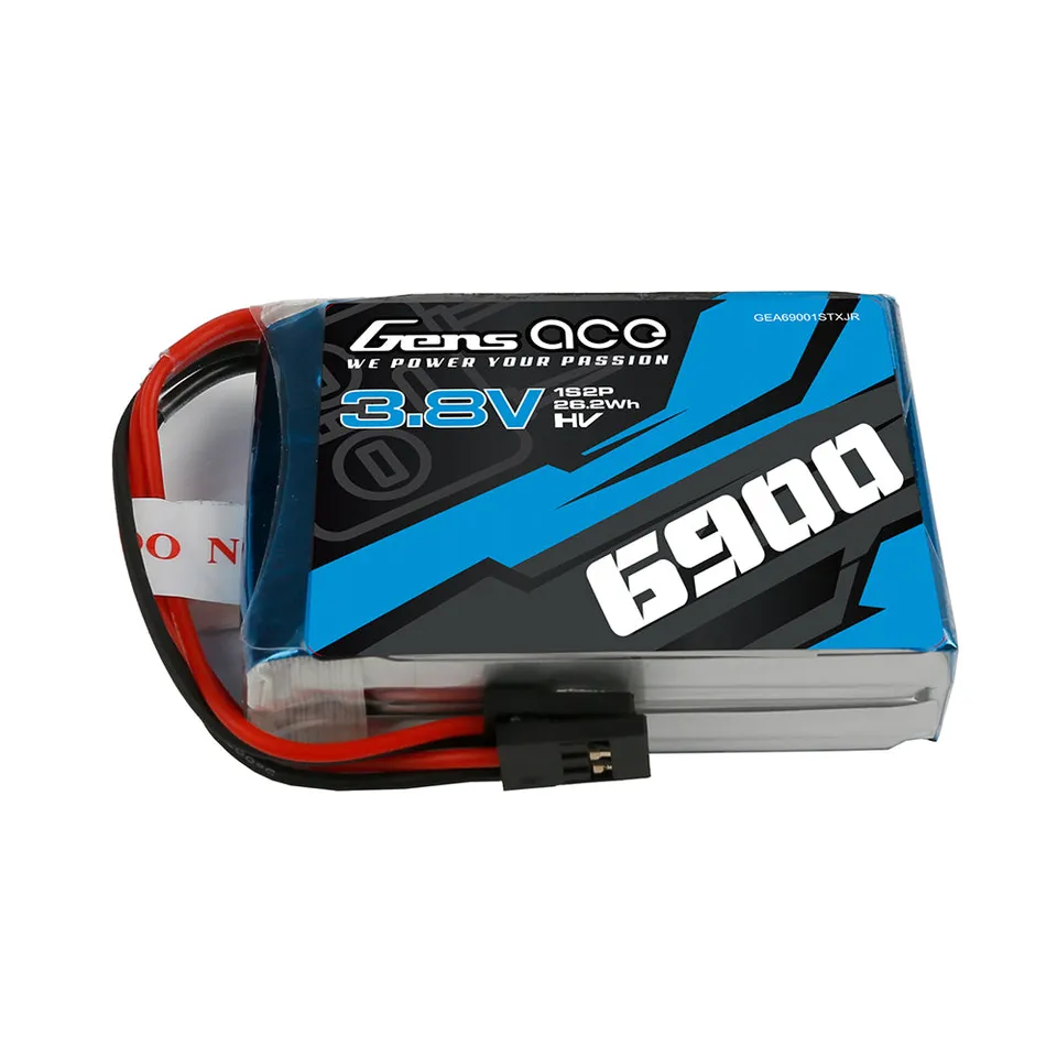 Gens Ace TX/RX 6900mAh 1S batterie LiPo radio 3.8V HV