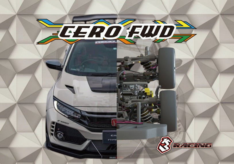 3Racing KIT-CERO Ultra FWD kit voiture RC traction 1/10
