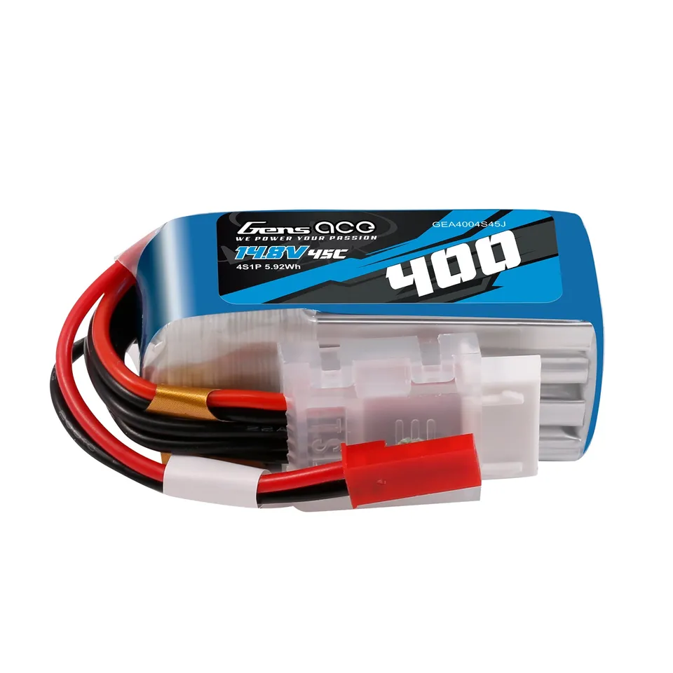 Gens Ace Car Classic 400mAh 4S 45C batterie LiPo 14.8V JST