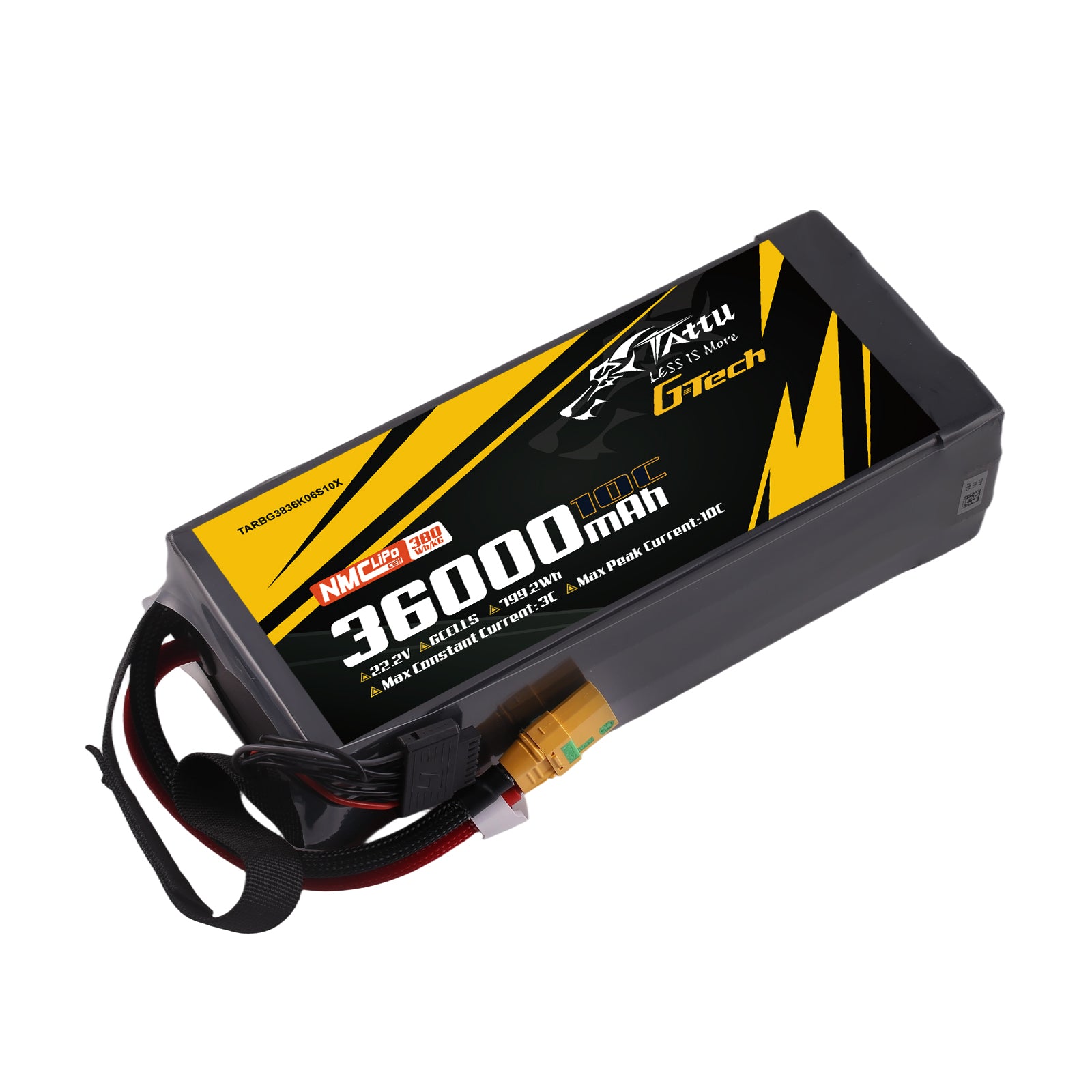 Tattu Semi-Solid batterie drone 36000mAh 6S 22.2V XT90S-F