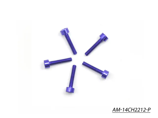 Arrowmax Vis Alu M2.2x12 Violette Tête Cylindrique x5 7075