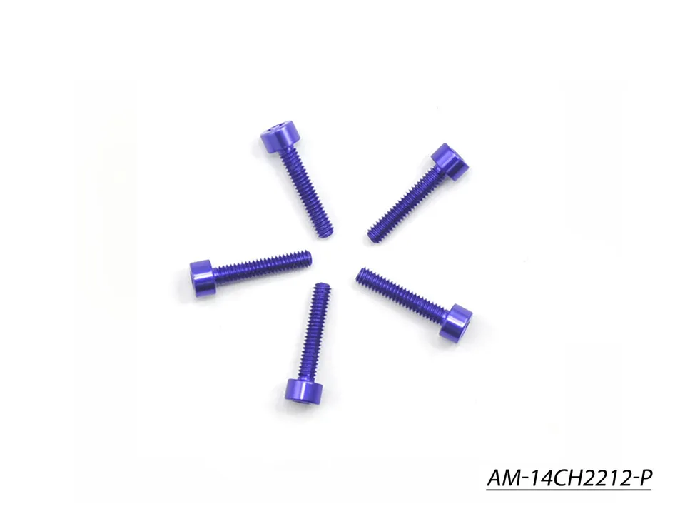 Arrowmax Vis Alu M2.2x12 Violette Tête Cylindrique x5 7075