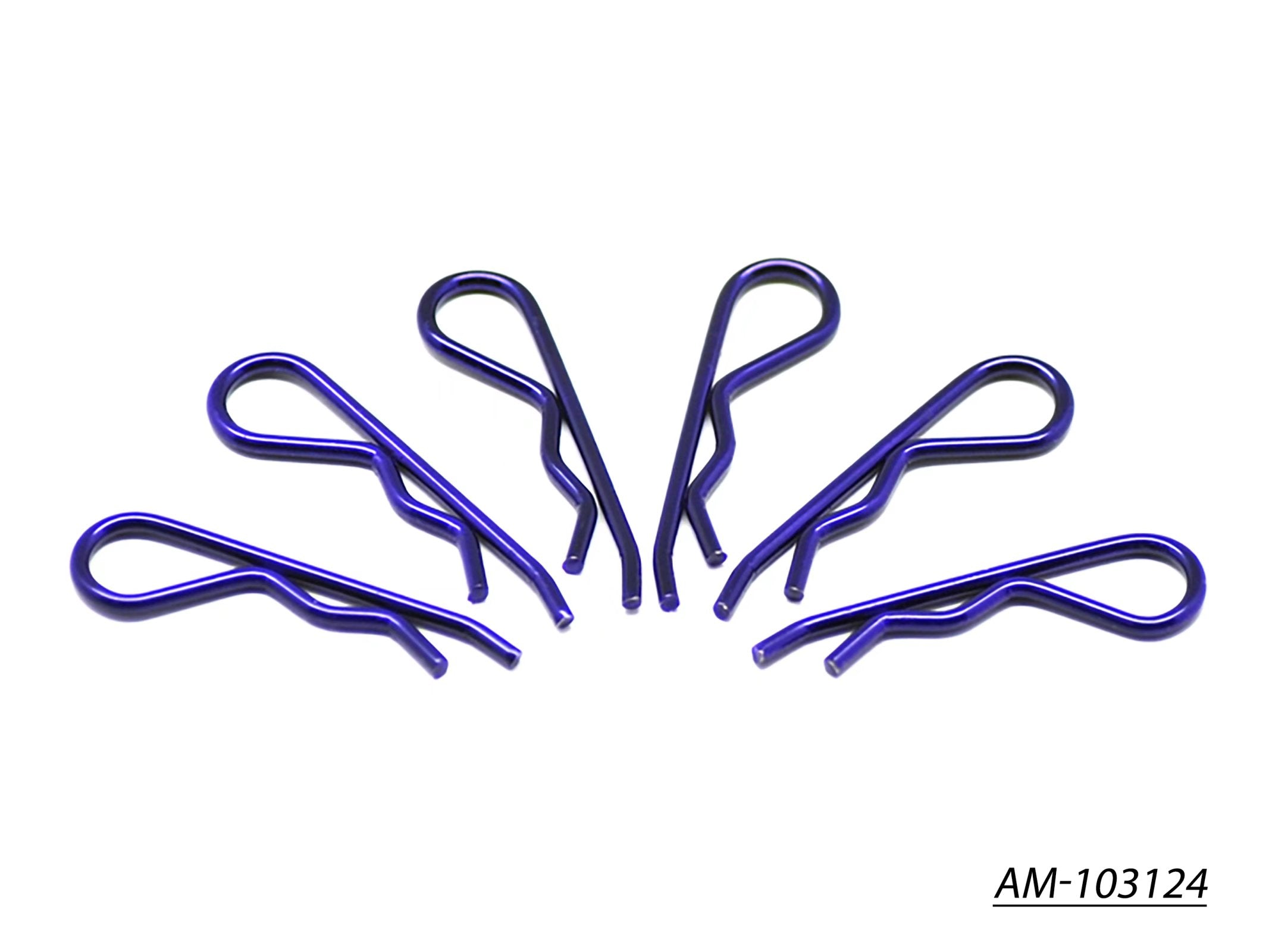 Arrowmax Body Clip AM-103124 clip 1/8 violet x6