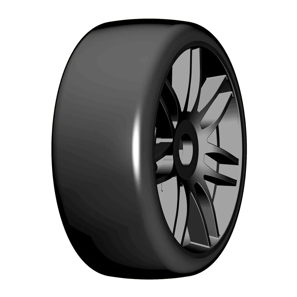 GRP 1:8 GT GTX02-S3 pneus slick S3 collés paire