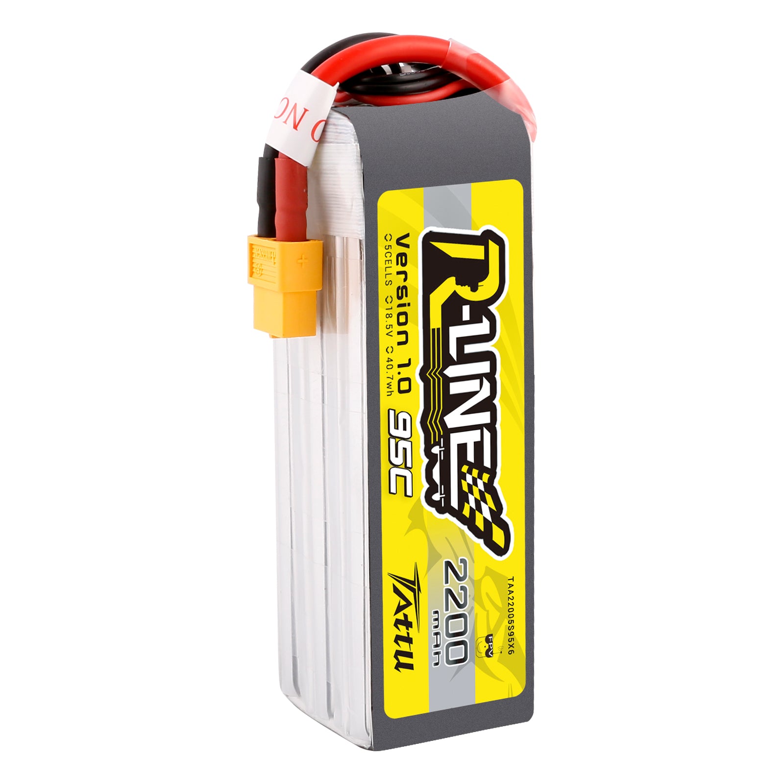 Tattu R-Line Batterie Lipo 2200mAh 5S 95C 18,5V XT60