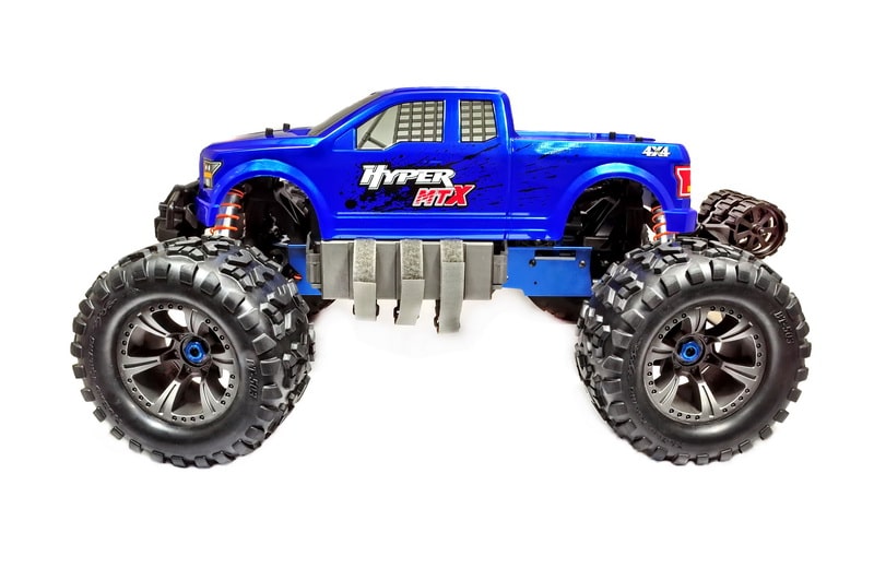 Hobao MTX 94075BUN carrosserie bleue imprimée + mousse