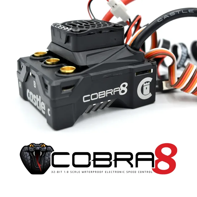 Castle Cobra 8 variateur 1/8 6S sensored 8A BEC