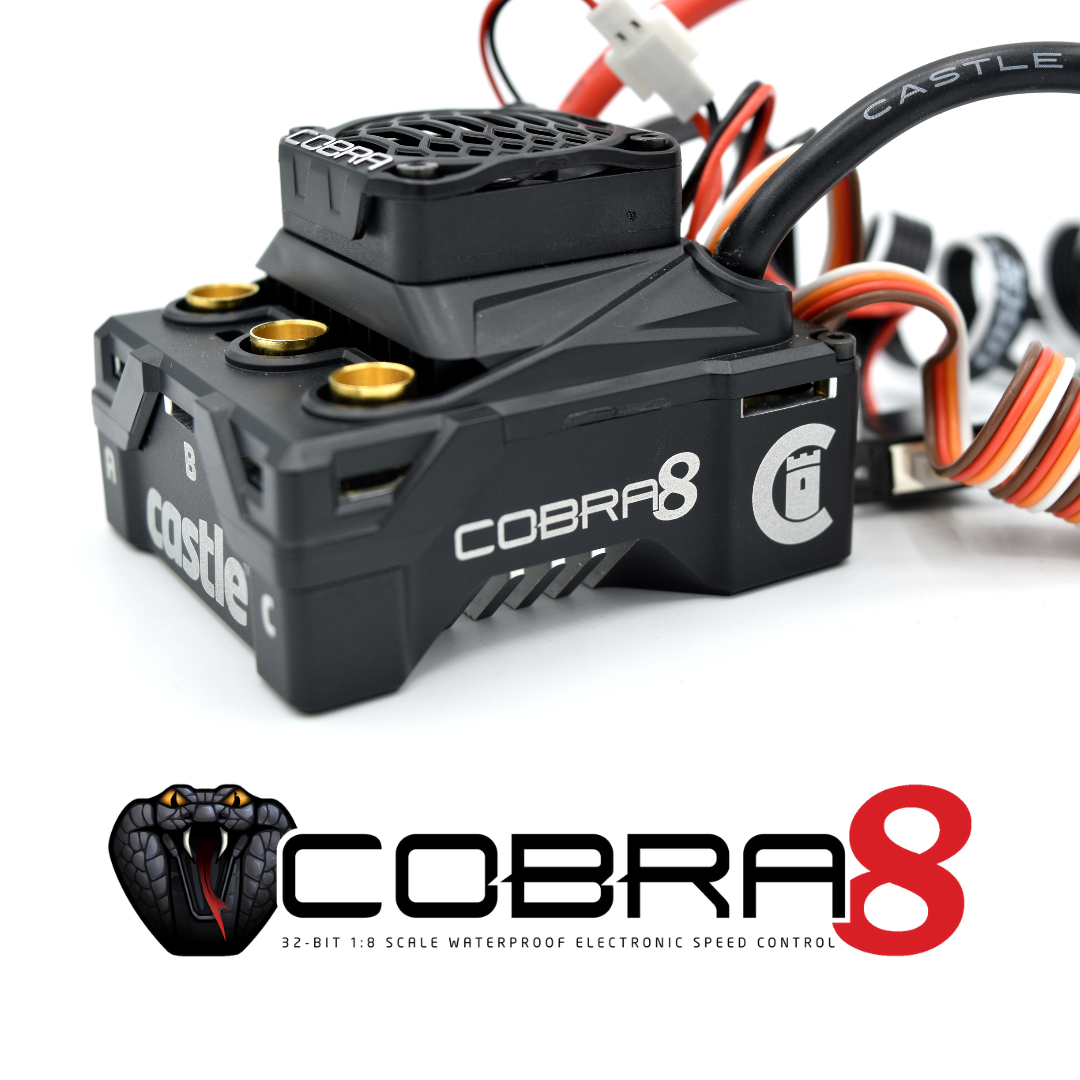 Castle Cobra 8 variateur 1/8 6S sensored 8A BEC