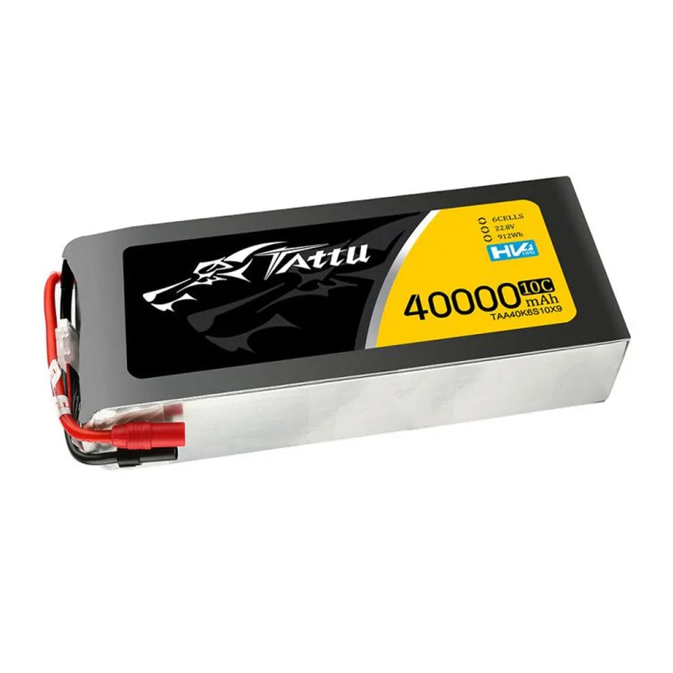Tattu UAV Classic 40000mAh 6S batterie drone HV 22.8V AS150