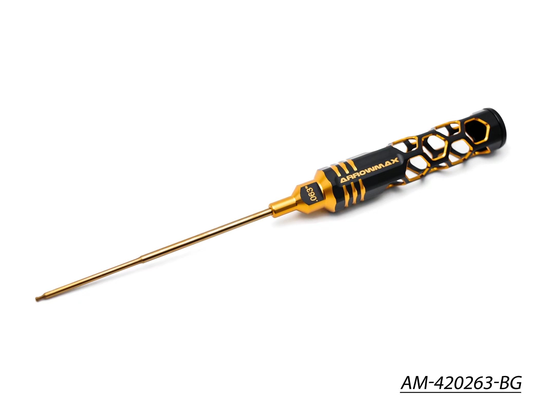 Arrowmax Black Golden AM-420263-BG clé hexagonale bille 1/16 120mm