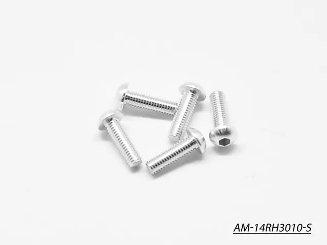 Arrowmax Screws AM-14RH3010-S vis alu M3x10 rondes argent