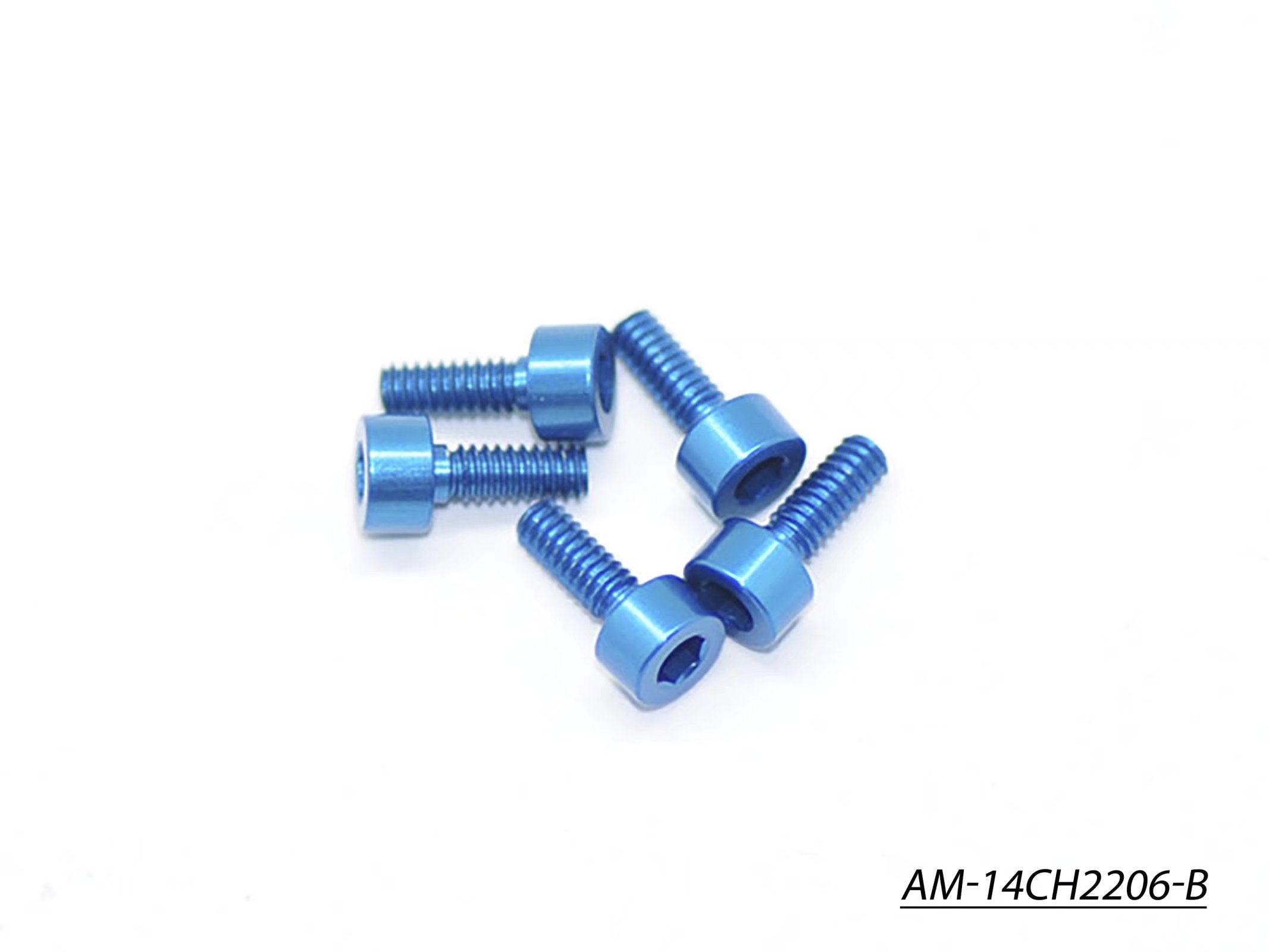 Arrowmax Screws Vis Alu M2.2x6 Cylindrique Bleue Lot 5