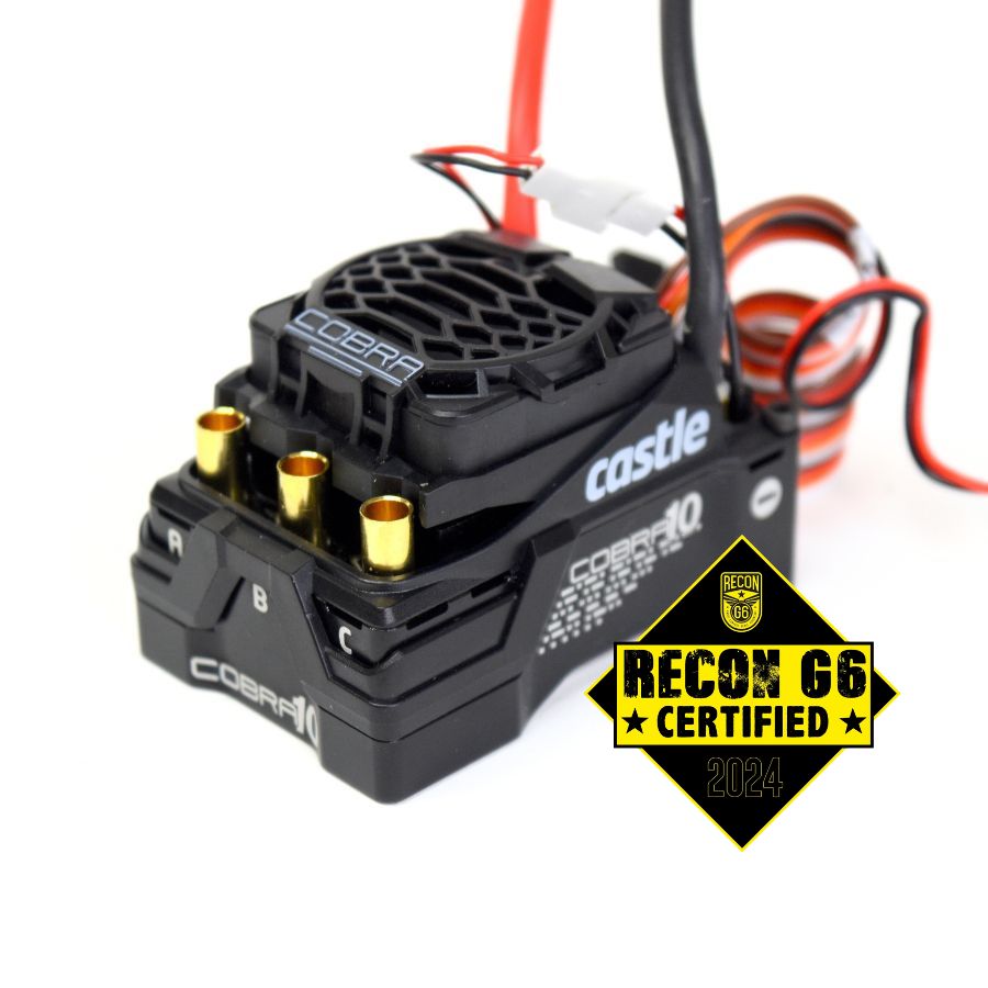 Castle Cobra 10 combo brushless 1406 2280KV sensored