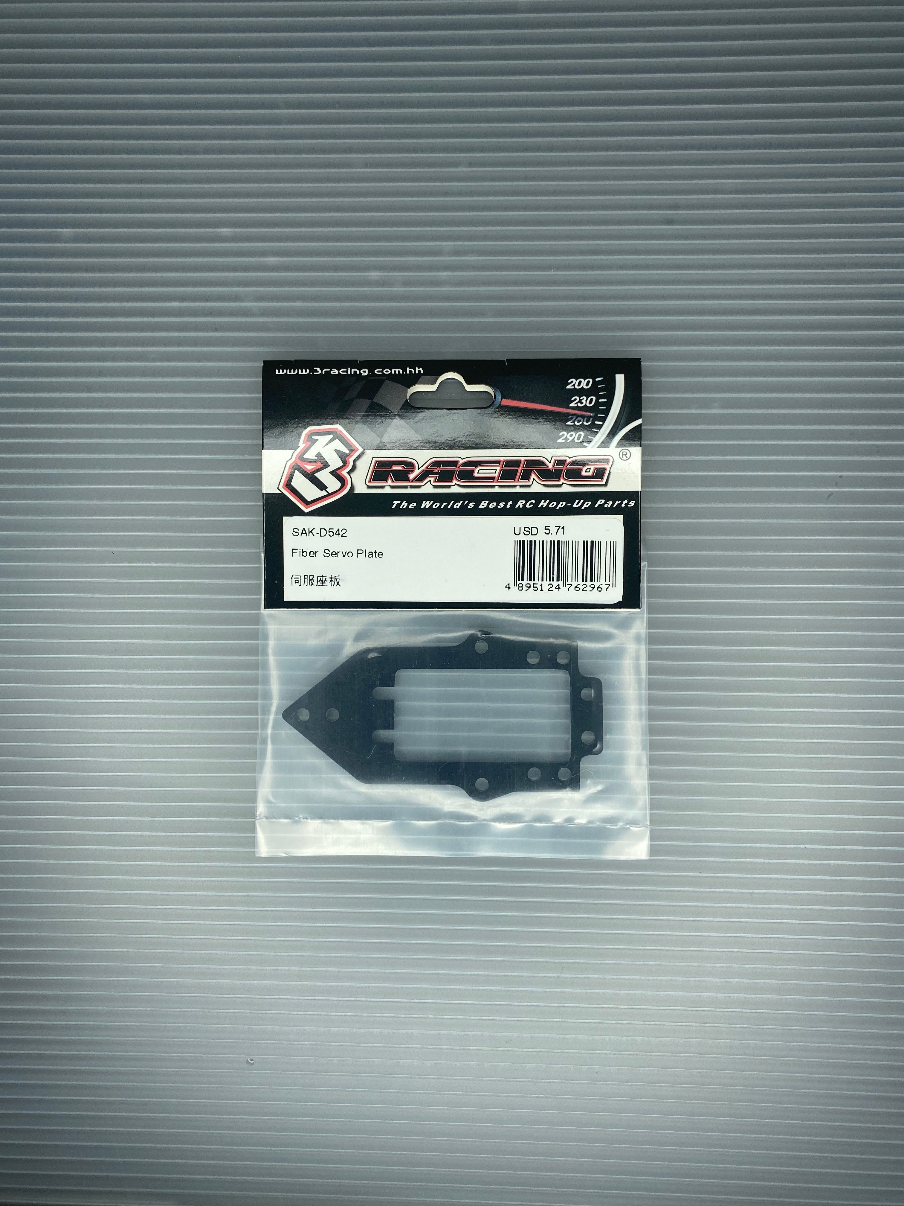 3Racing Sakura SAK-D542 platine servo fibre D5MR