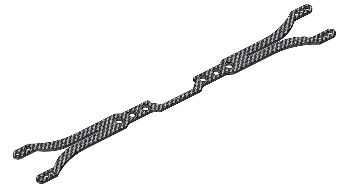 3Racing Cero SAK-C130A platine supérieure carbone Ultra